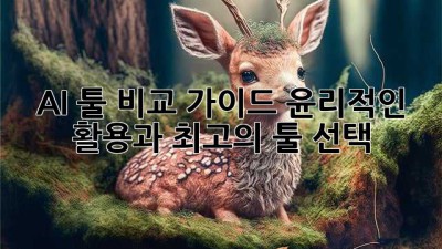 AI 툴 비교 가이드: 윤리적인 활용과 최고의 툴 선택